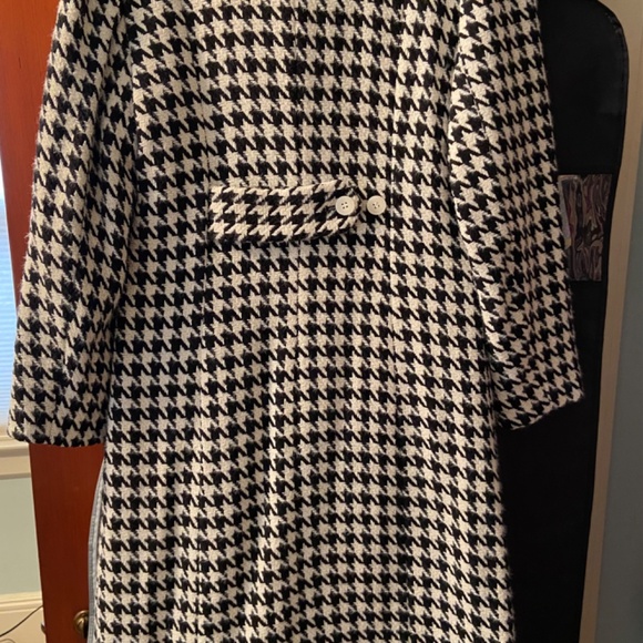 Petite Studio Marquis Coat Black Houndstooth - Picture 2 of 4